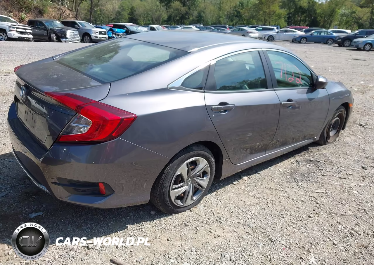 2019 Honda Civic Lx VIN:2HGFC2F66KH576331 - 4