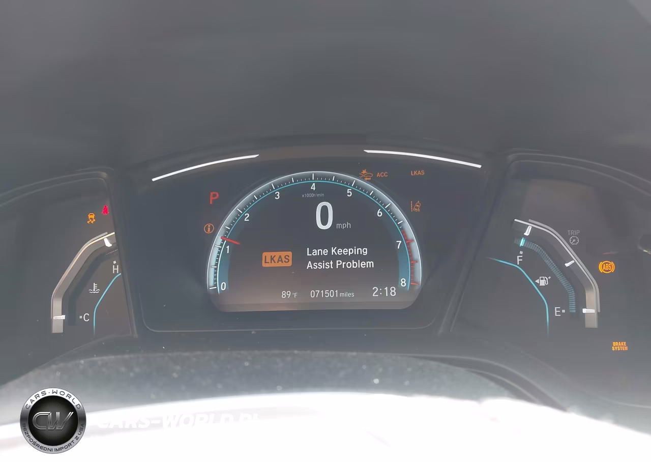 2019 Honda Civic Lx VIN:2HGFC2F66KH576331 - 7