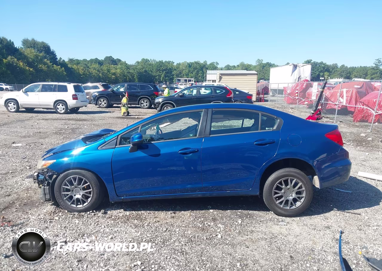 2012 Honda Civic Lx VIN:19XFB2F58CE321606 - 15