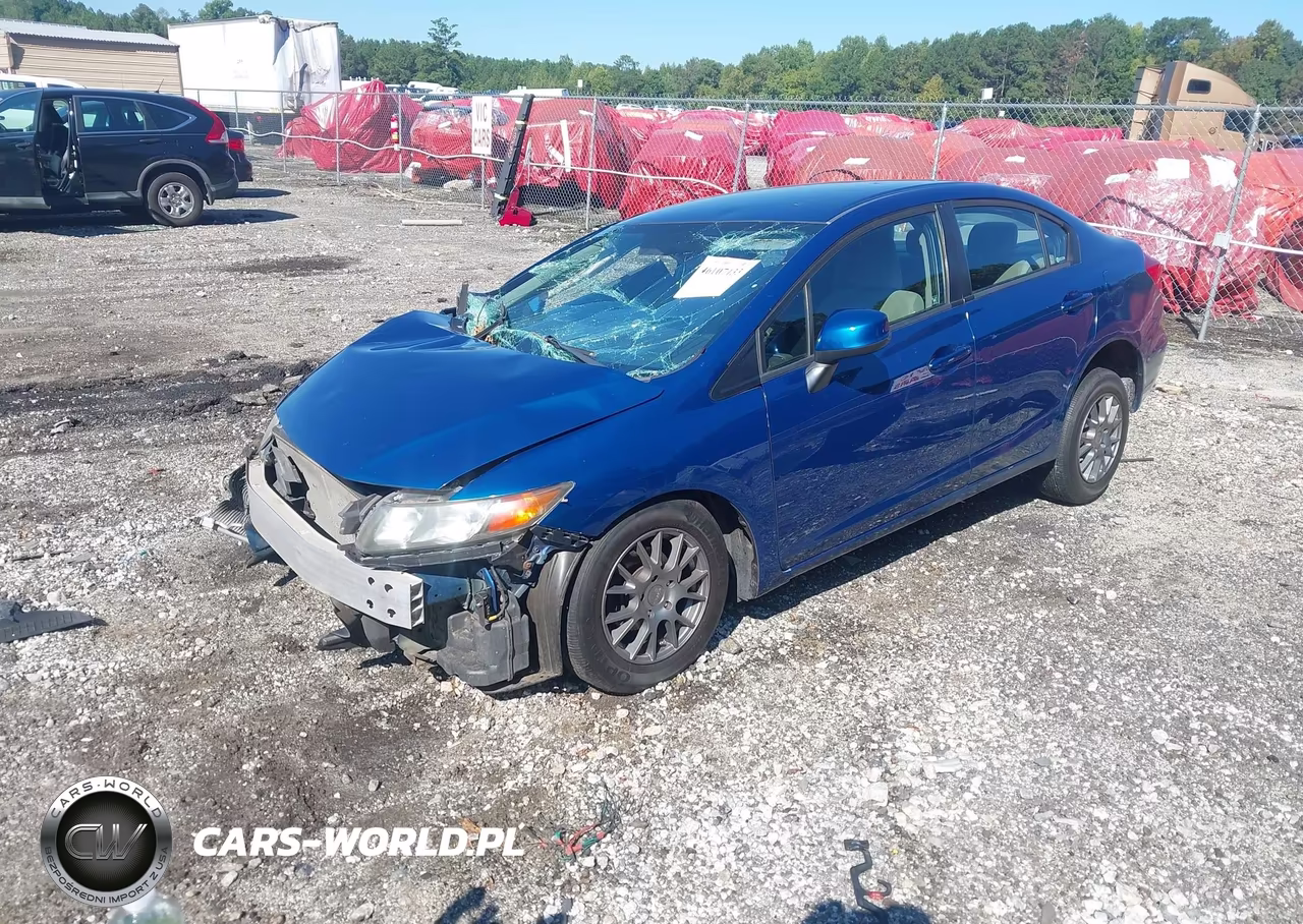 2012 Honda Civic Lx VIN:19XFB2F58CE321606 - 2
