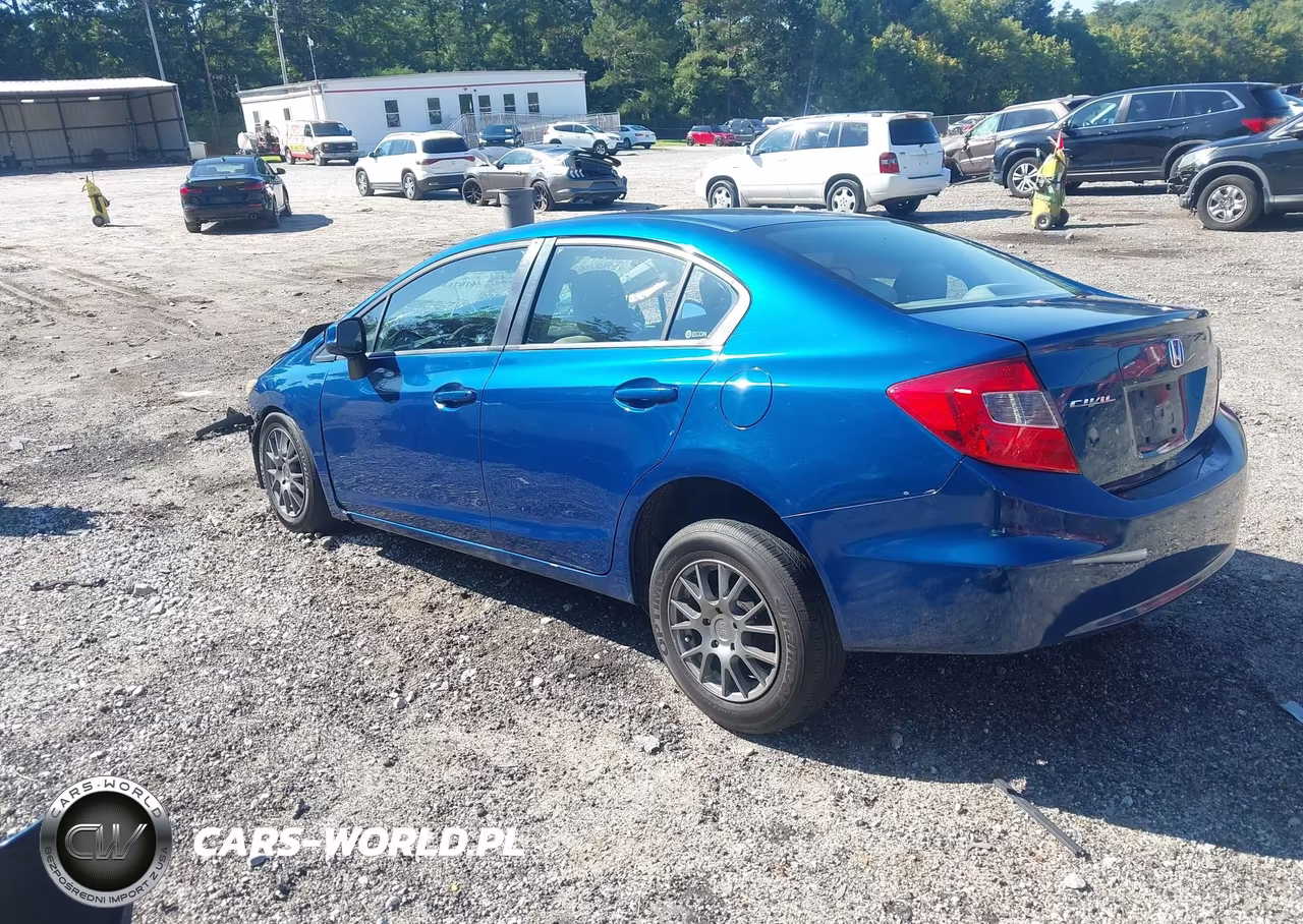2012 Honda Civic Lx VIN:19XFB2F58CE321606 - 3