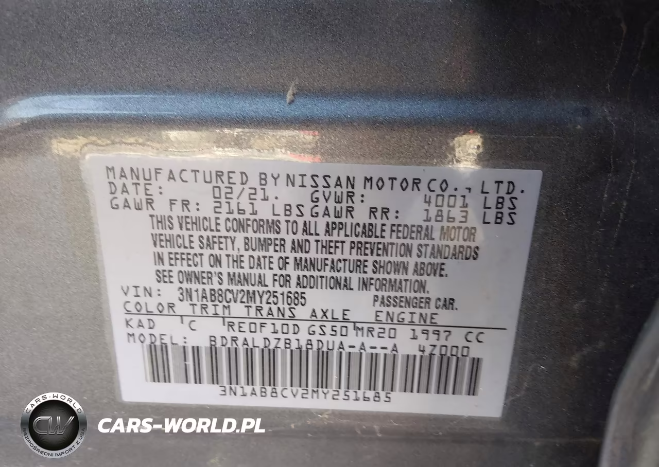 2021 Nissan Sentra Sv Xtronic Cvt VIN:3N1AB8CV2MY251685 - 9