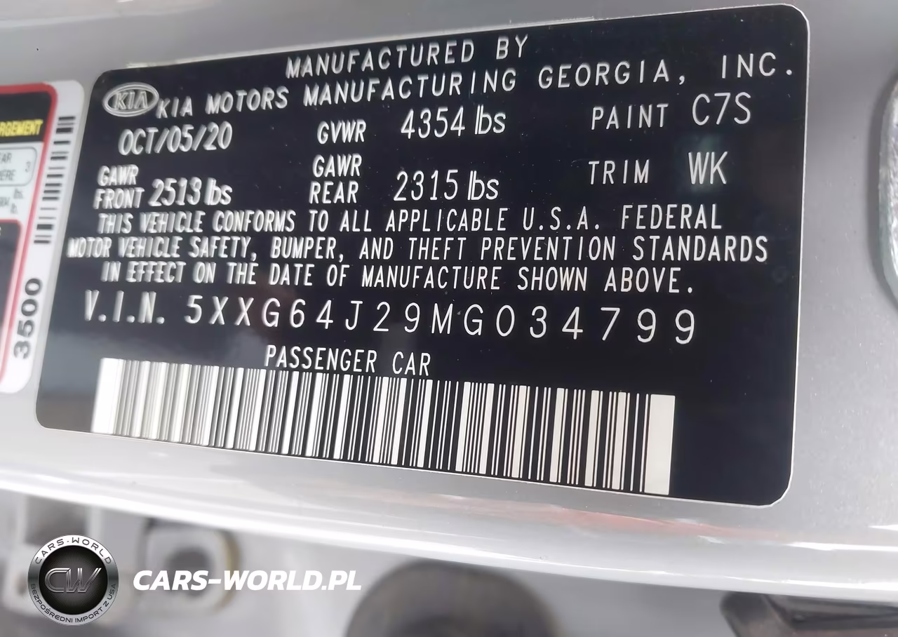 2021 Kia K5 Gt-Line VIN:5XXG64J29MG034799 - 9