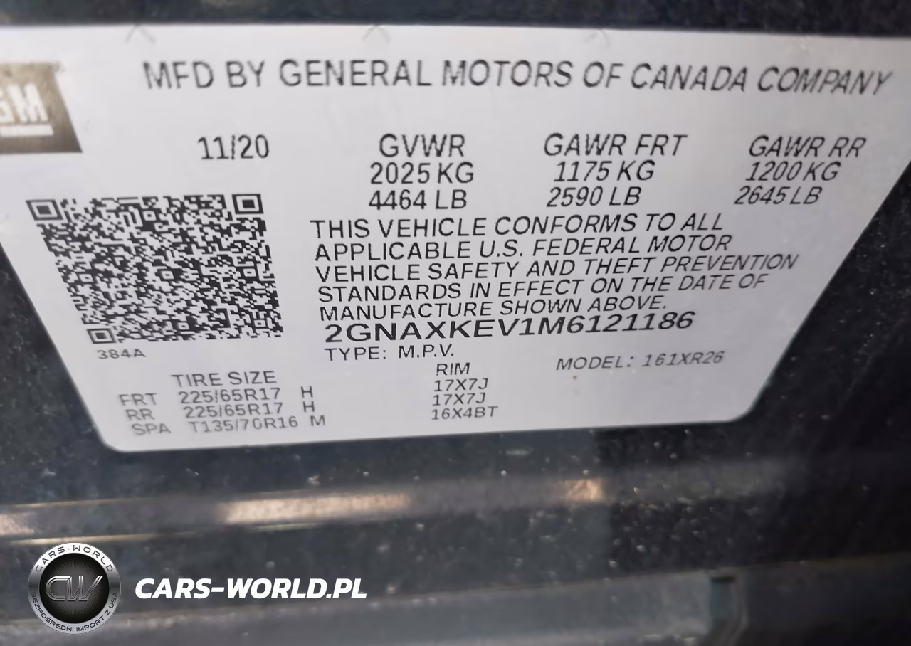 2021 Chevrolet Equinox Fwd Lt VIN:2GNAXKEV1M6121186 - 9