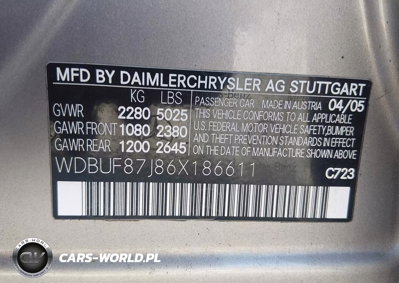 2006 Mercedes-Benz E 350 4Matic VIN:WDBUF87J86X186611 - 9