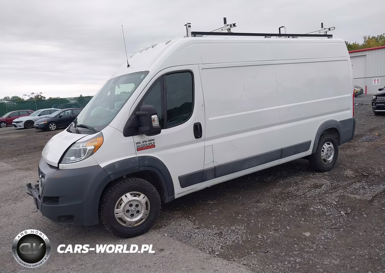 2018 Ram Promaster 2500 High Roof 159 Wb VIN:3C6TRVDG4JE161667 - 2