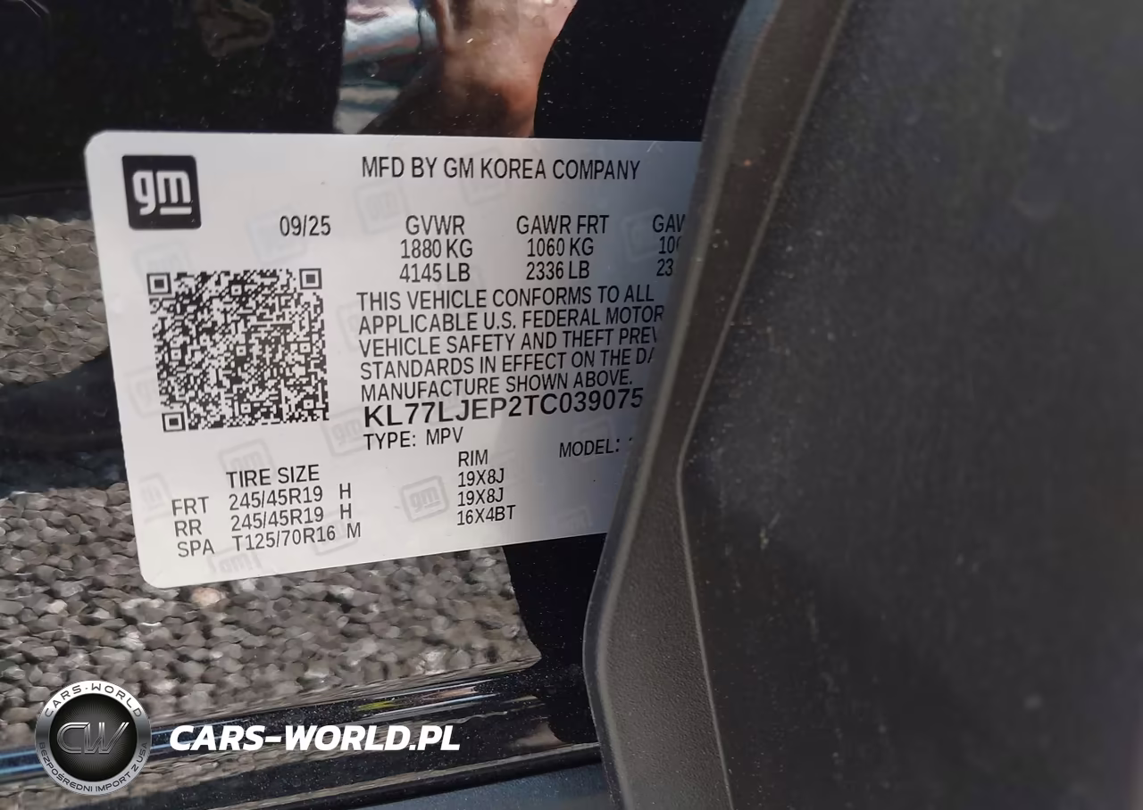 2026 Chevrolet Trax Fwd 2Rs VIN:KL77LJEP2TC039075 - 9