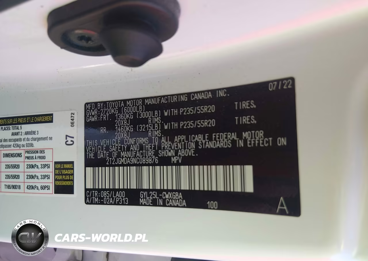 2022 Lexus Rx 450H VIN:2T2JGMDA9NC089876 - 9