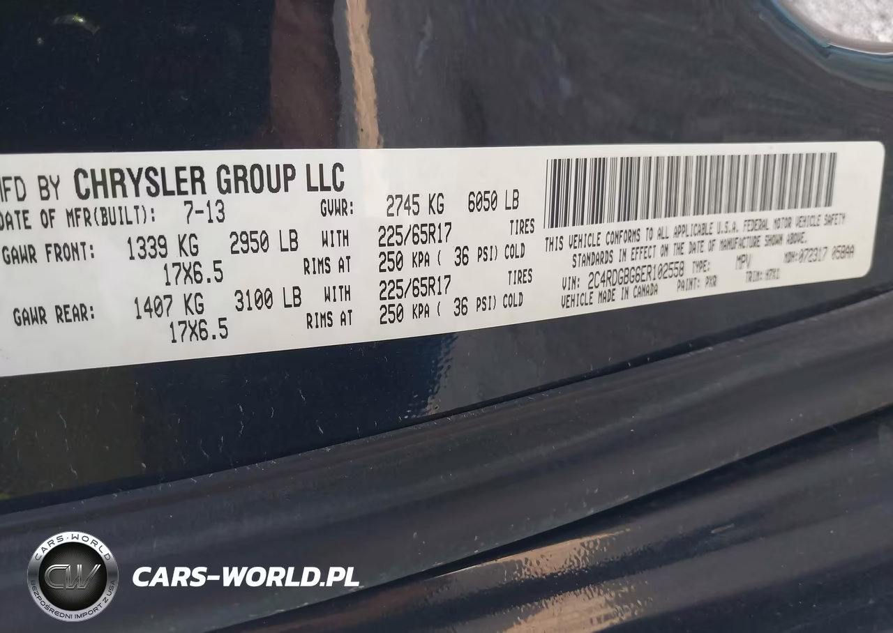 2014 Dodge Grand Caravan Se VIN:2C4RDGBG6ER102558 - 9