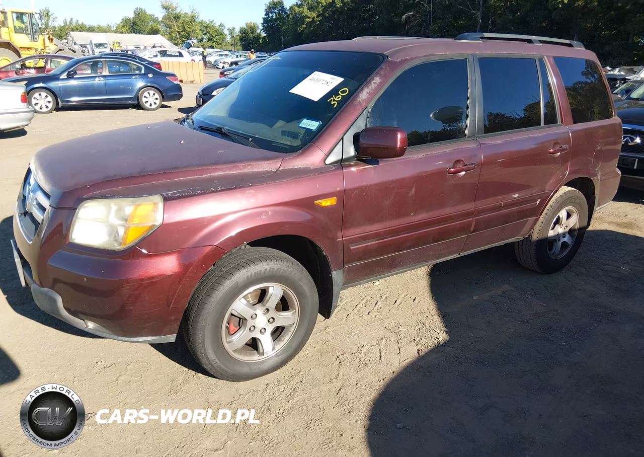 2007 Honda Pilot Ex VIN:5FNYF18447B000626 - 2