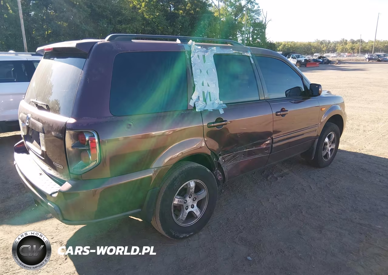 2007 Honda Pilot Ex VIN:5FNYF18447B000626 - 4