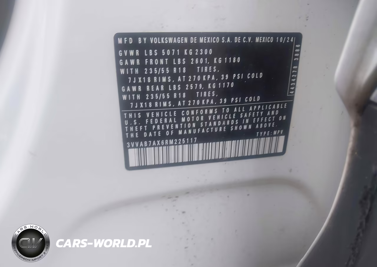 2024 Volkswagen Tiguan 2.0T Wolfsburg Edition VIN:3VVAB7AX6RM225117 - 9