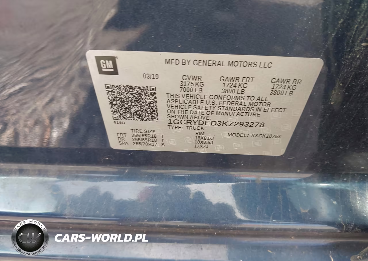 2019 Chevrolet Silverado 1500 Lt VIN:1GCRYDED3KZ293278 - 9