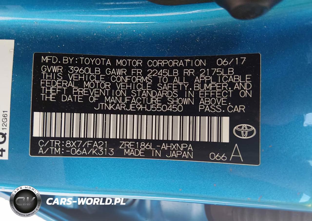 2017 Toyota Corolla Im VIN:JTNKARJE9HJ550450 - 9