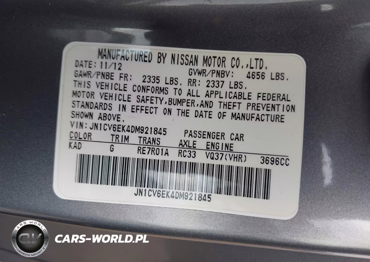 2013 Infiniti Ipl G VIN:JN1CV6EK4DM921845 - 9