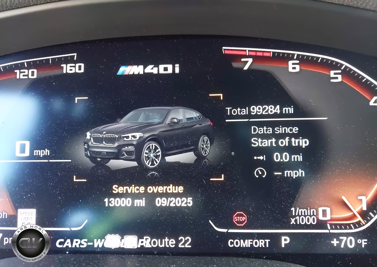 2020 BMW X4 M40I VIN:5UX2V5C07LLE69576 - 7