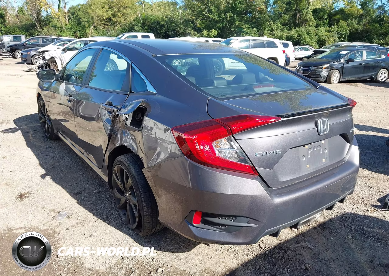 2019 Honda Civic Sport VIN:2HGFC2F80KH572907 - 3