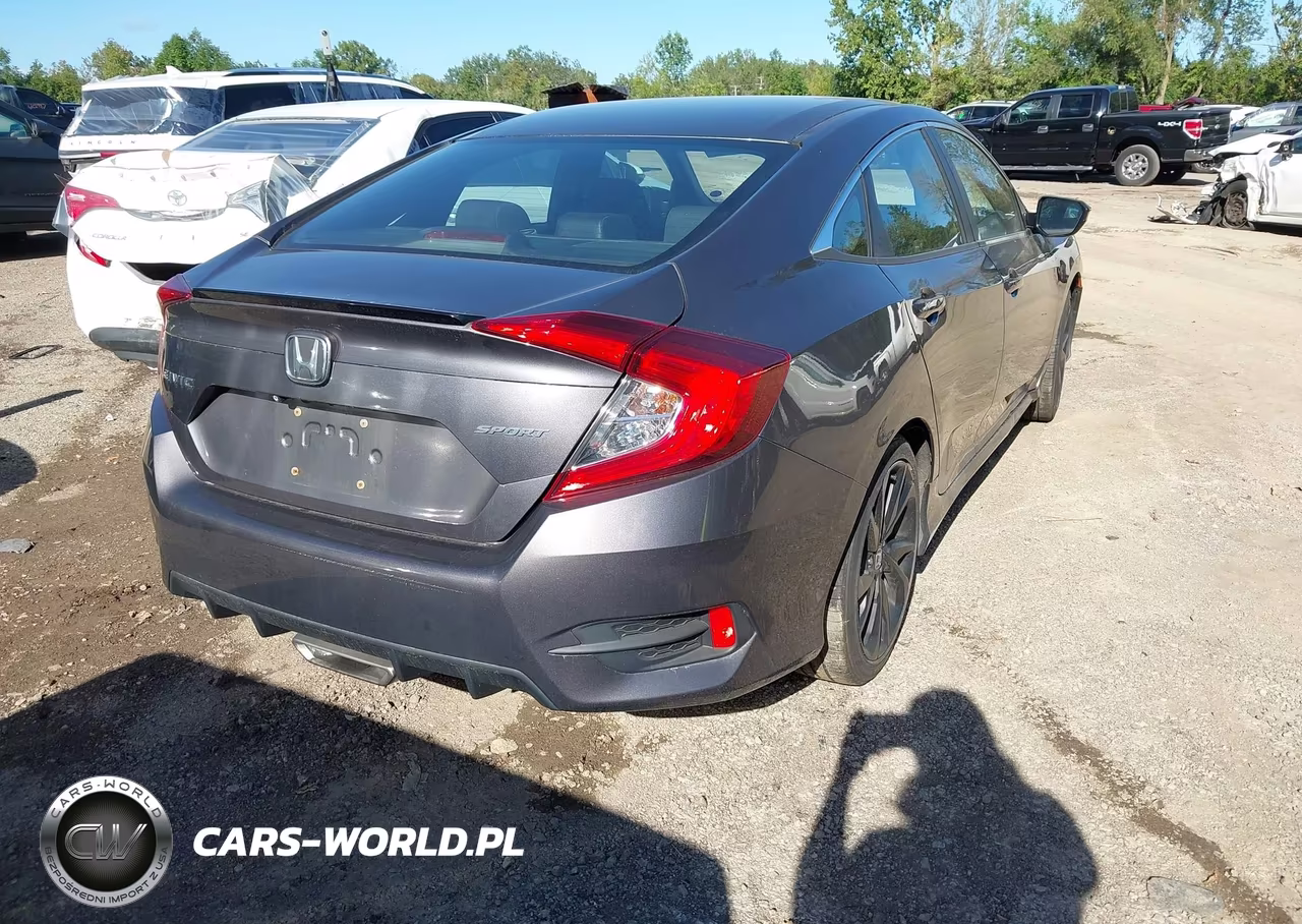 2019 Honda Civic Sport VIN:2HGFC2F80KH572907 - 4