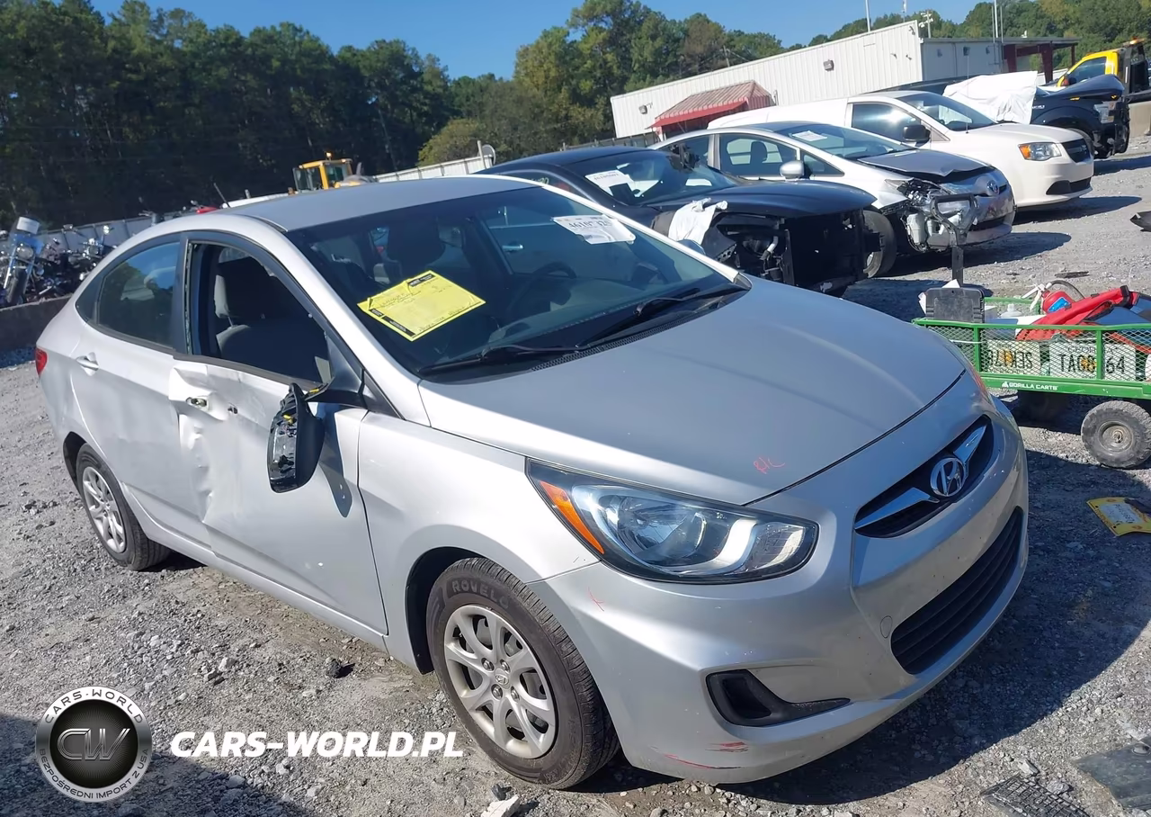 2014 Hyundai Accent Gls VIN:KMHCT4AEXEU689790 - 1