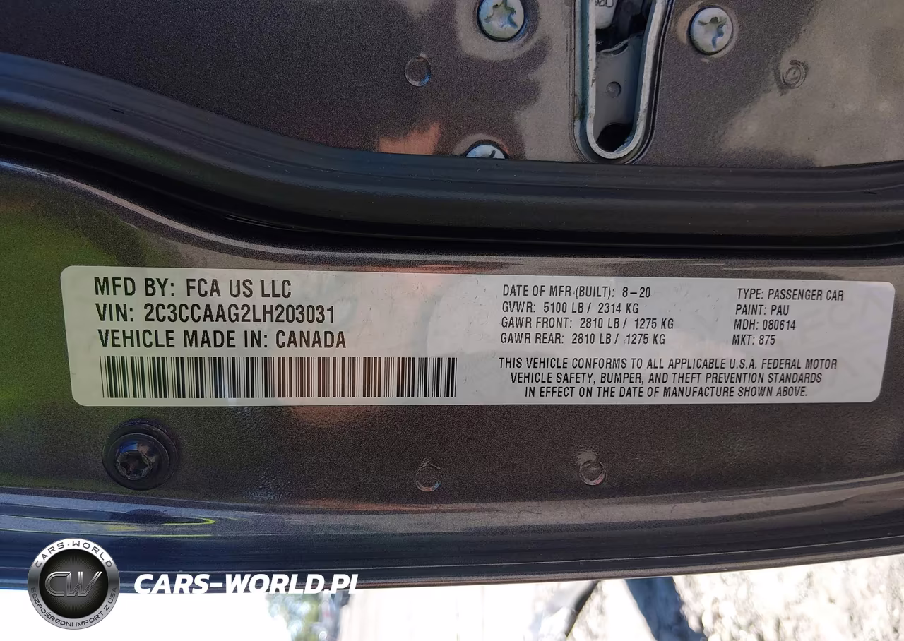 2020 Chrysler 300 Touring VIN:2C3CCAAG2LH203031 - 9