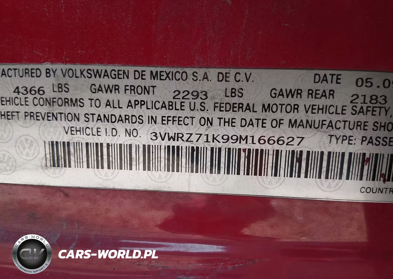 2009 Volkswagen Jetta Se VIN:3VWRZ71K99M166627 - 9