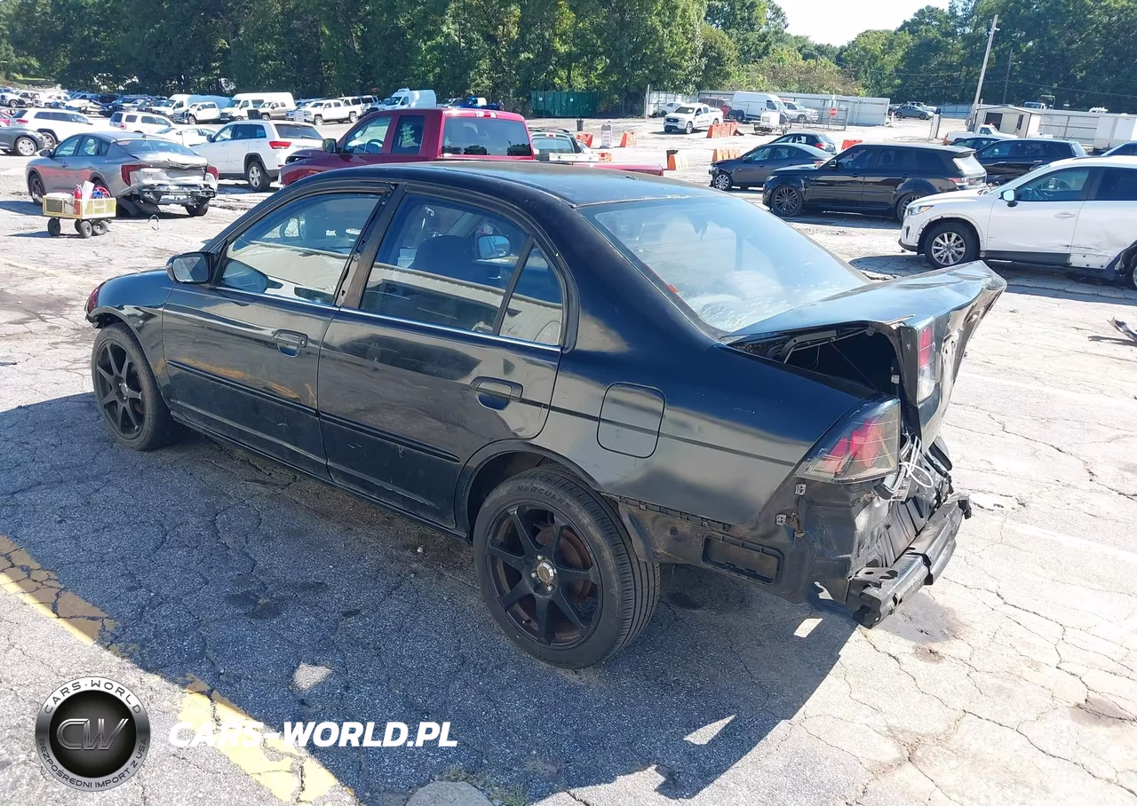 2002 Honda Civic Ex VIN:2HGES26702H543283 - 3