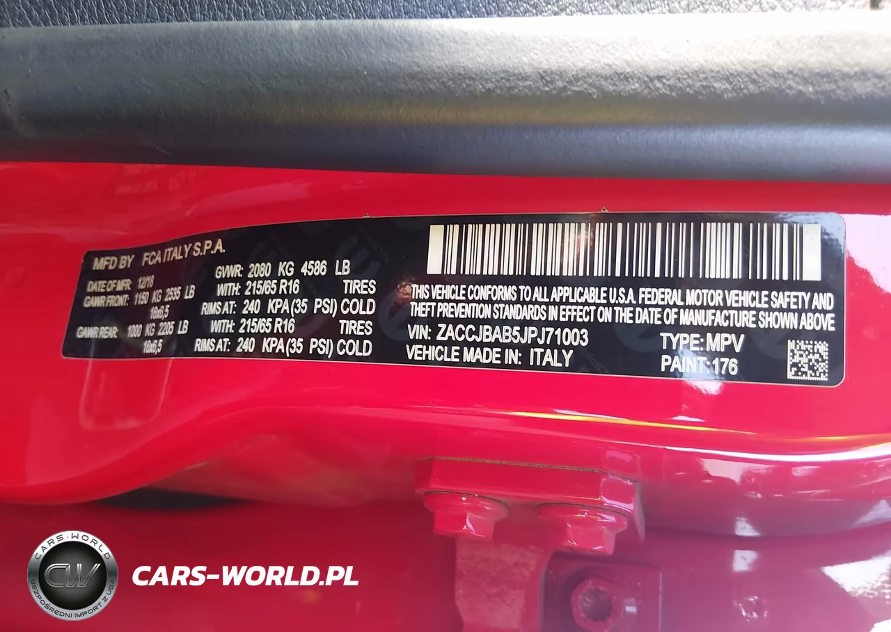2018 Jeep Renegade Sport 4X4 VIN:ZACCJBAB5JPJ71003 - 9