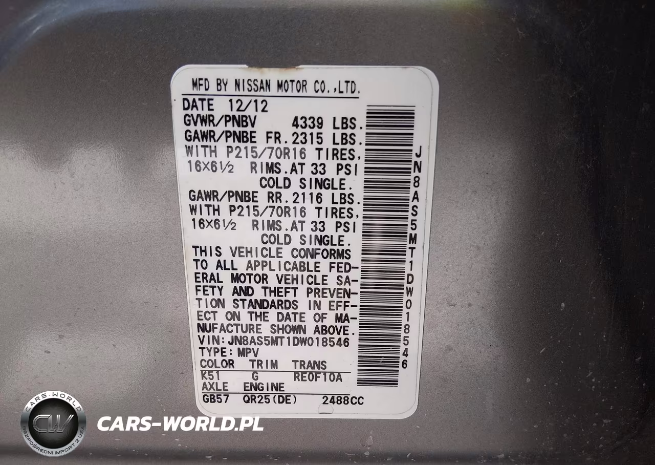 2013 Nissan Rogue S VIN:JN8AS5MT1DW018546 - 9