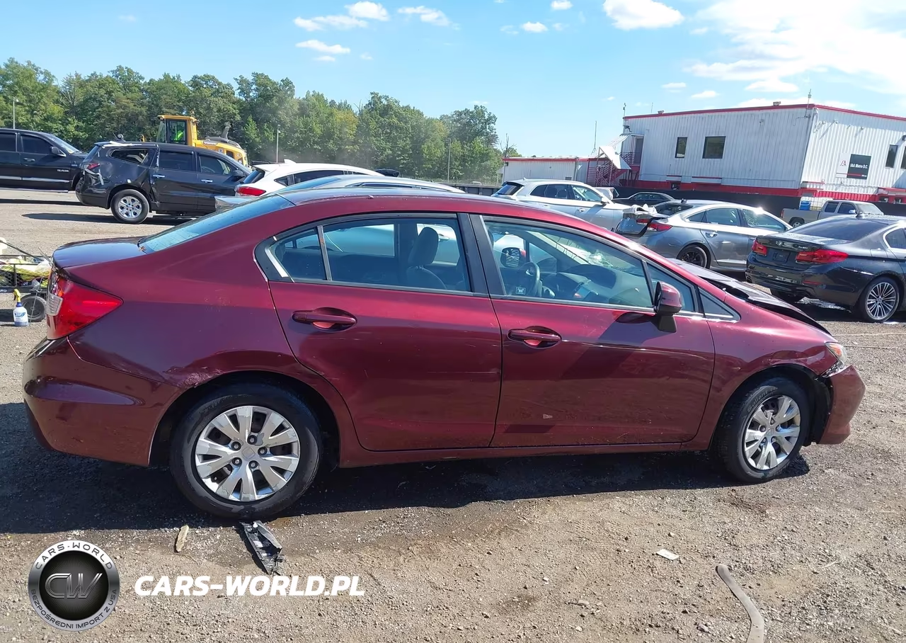 2012 Honda Civic Lx VIN:2HGFB2F59CH534053 - 13