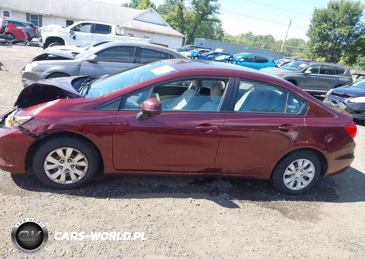 2012 Honda Civic Lx VIN:2HGFB2F59CH534053 - 14
