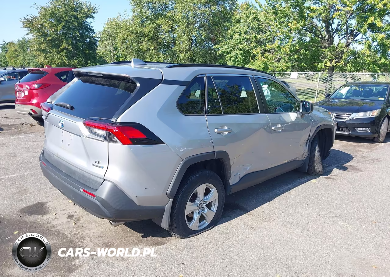 2020 Toyota Rav4 Hybrid Le VIN:2T3LWRFV7LW049506 - 4