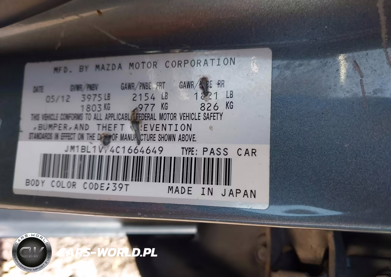 2012 Mazda Mazda3 I Touring VIN:JM1BL1V74C1664649 - 9