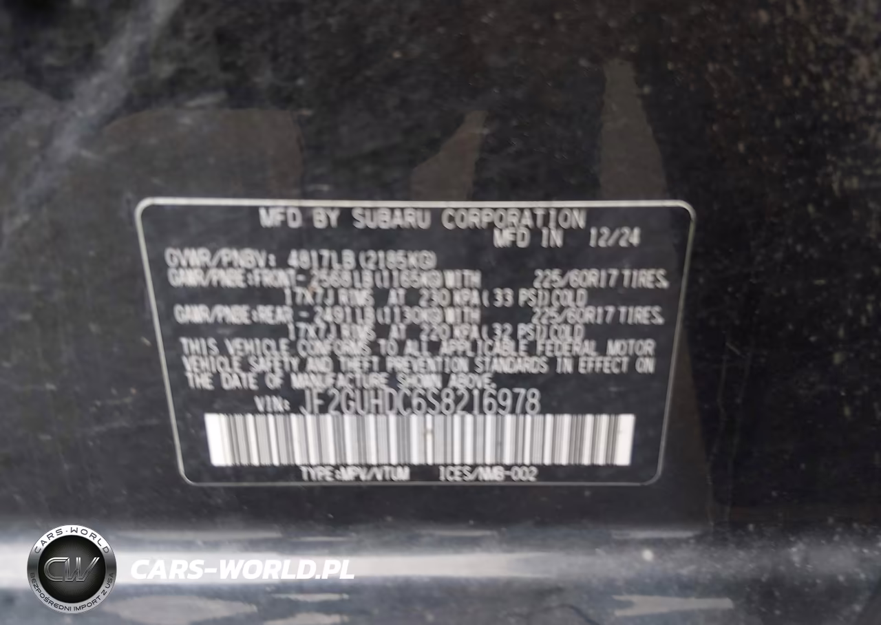 2025 Subaru Crosstrek Premium VIN:JF2GUHDC6S8216978 - 9