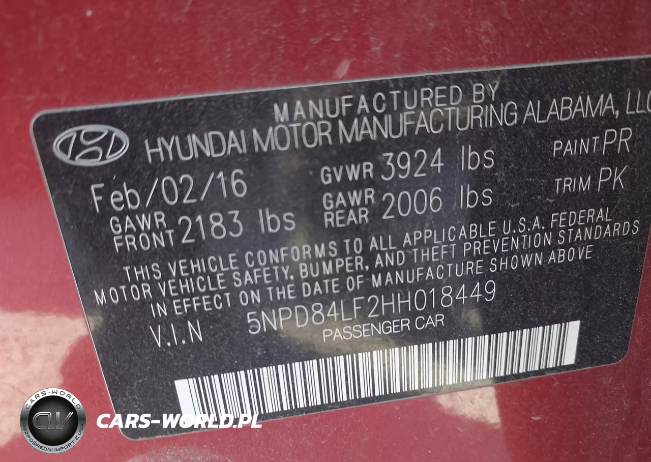 2017 Hyundai Elantra Se VIN:5NPD84LF2HH018449 - 9
