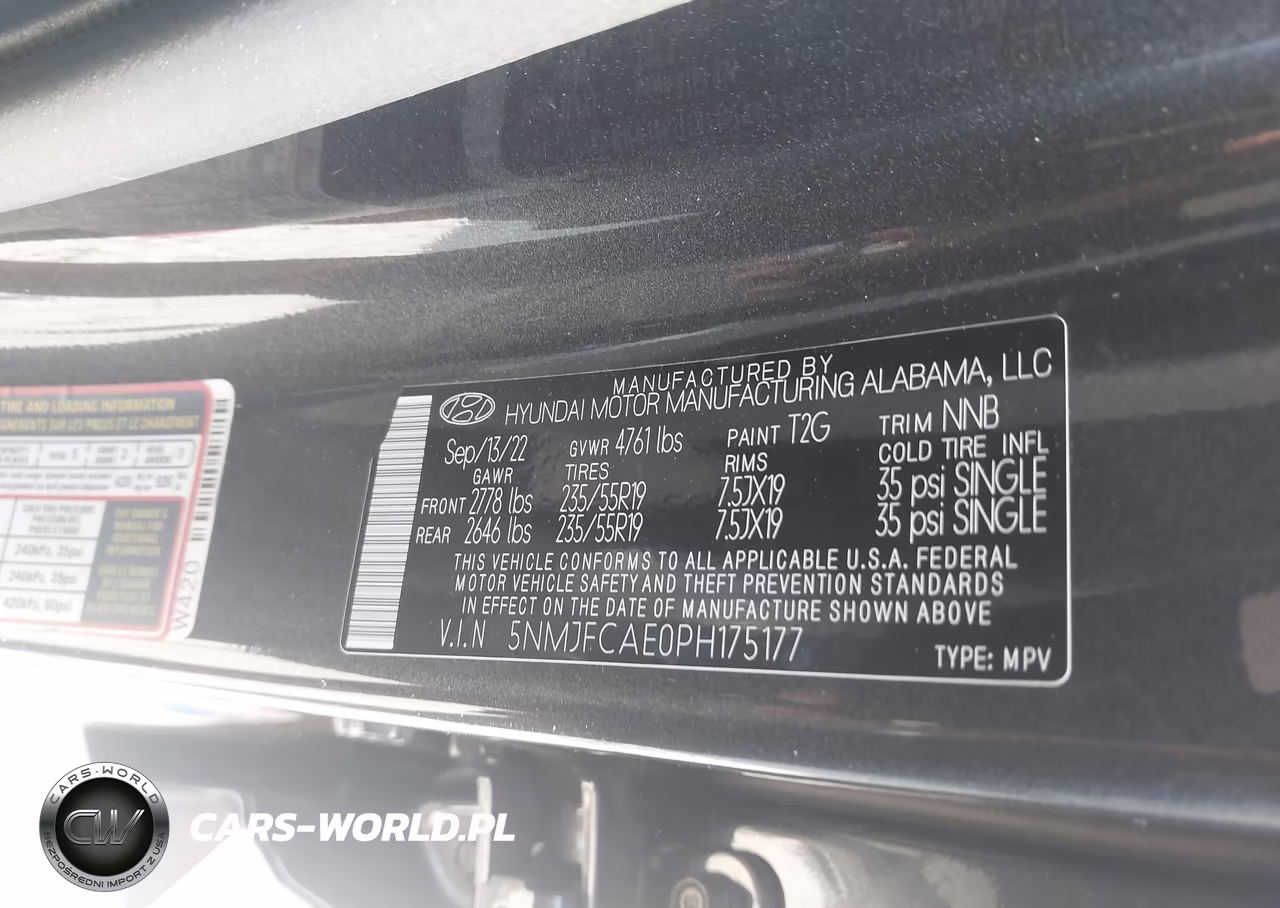 2023 Hyundai Tucson Sel VIN:5NMJFCAE0PH175177 - 9