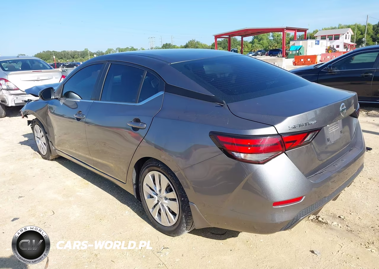 2021 Nissan Sentra S Xtronic Cvt VIN:3N1AB8BV8MY272722 - 3