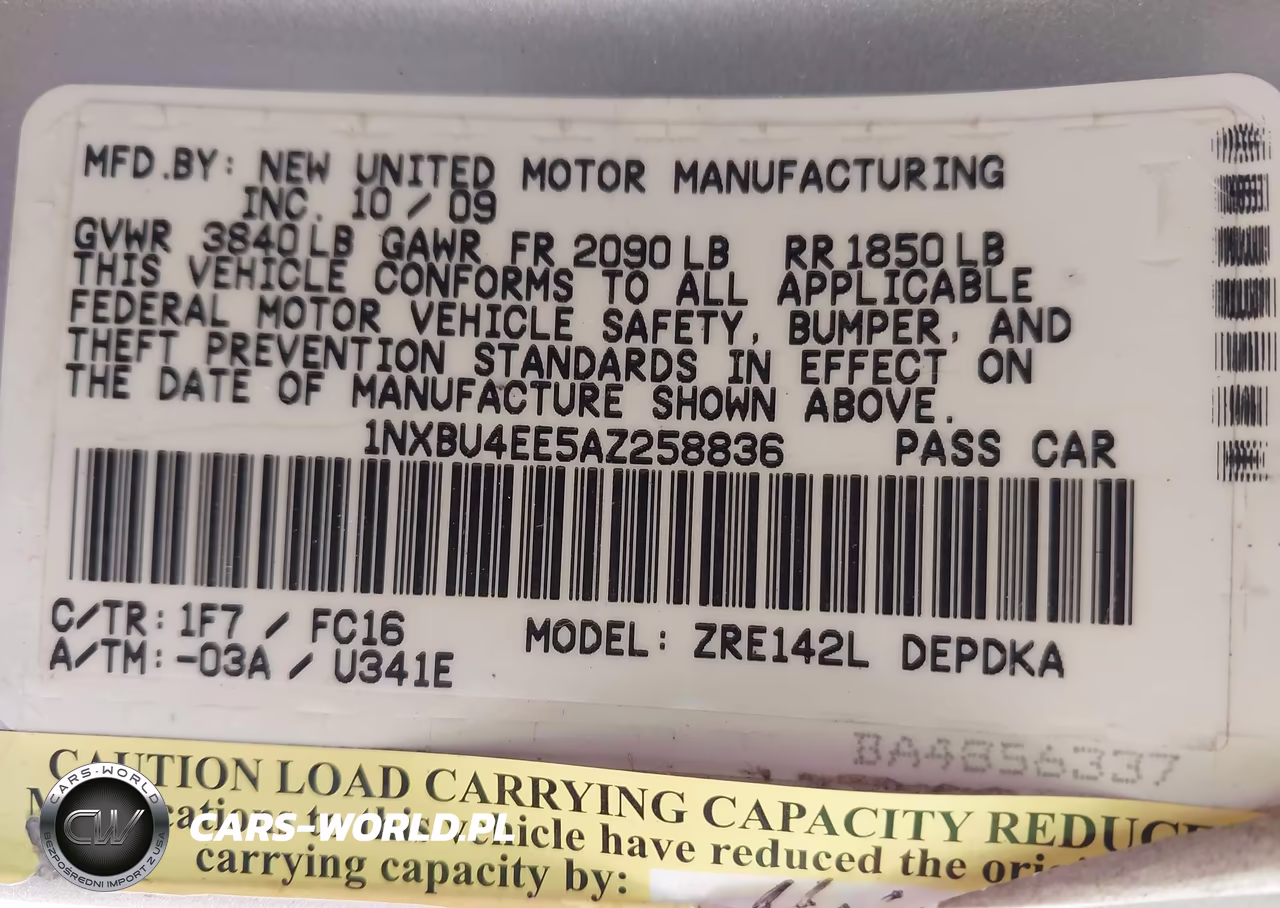 2010 Toyota Corolla Le VIN:1NXBU4EE5AZ258836 - 9