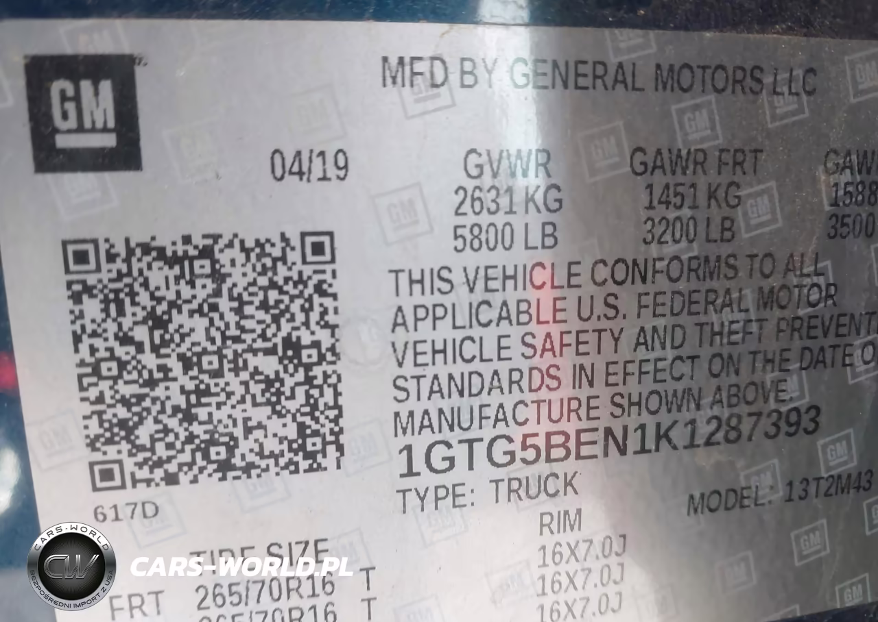 2019 GMC Canyon VIN:1GTG5BEN1K1287393 - 9