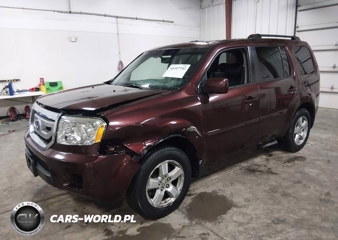 2009 Honda Pilot Ex-L VIN:5FNYF48679B043072 - 2