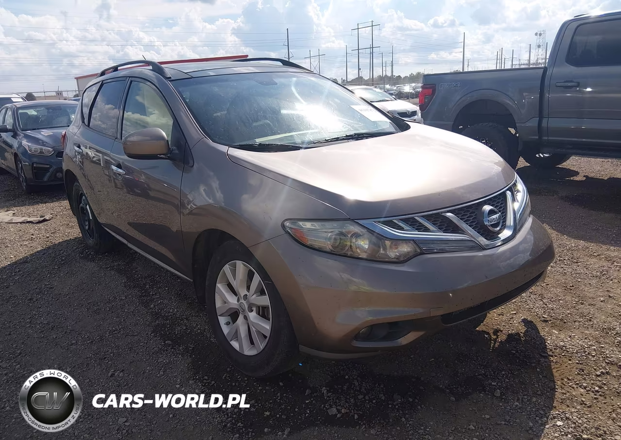 2012 Nissan Murano Sl VIN:JN8AZ1MU1CW118996 - 1