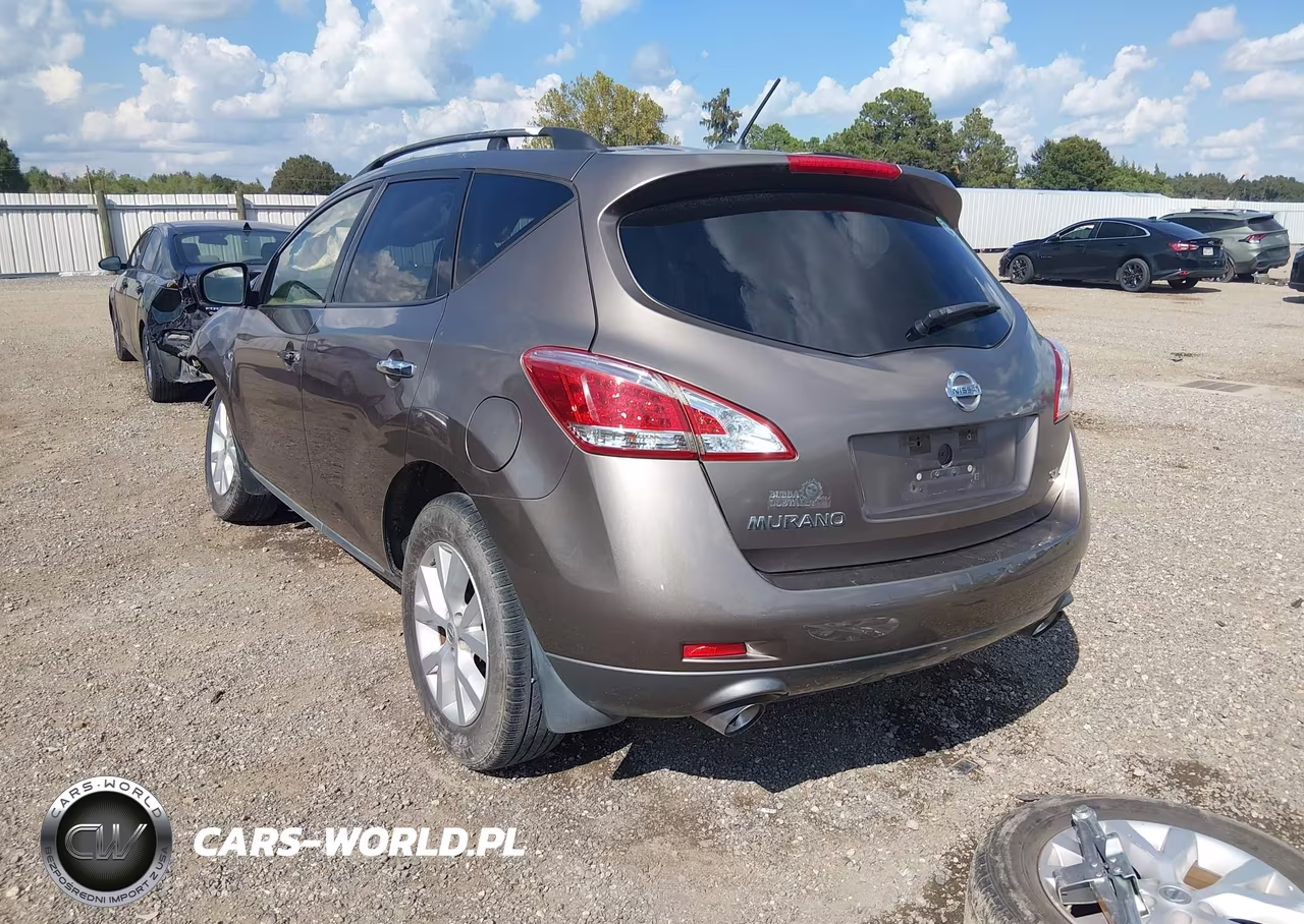 2012 Nissan Murano Sl VIN:JN8AZ1MU1CW118996 - 3