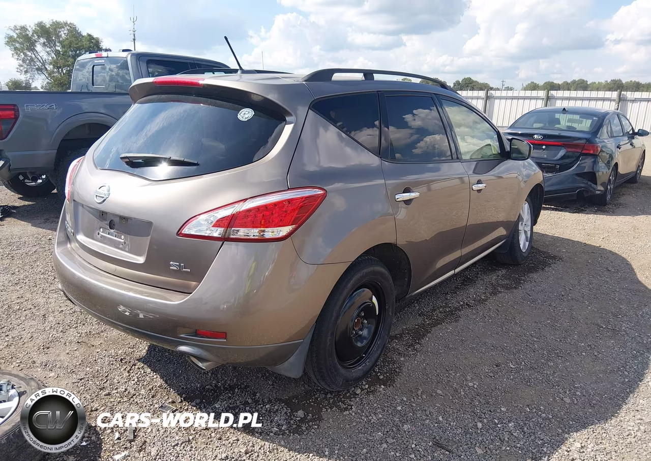 2012 Nissan Murano Sl VIN:JN8AZ1MU1CW118996 - 4