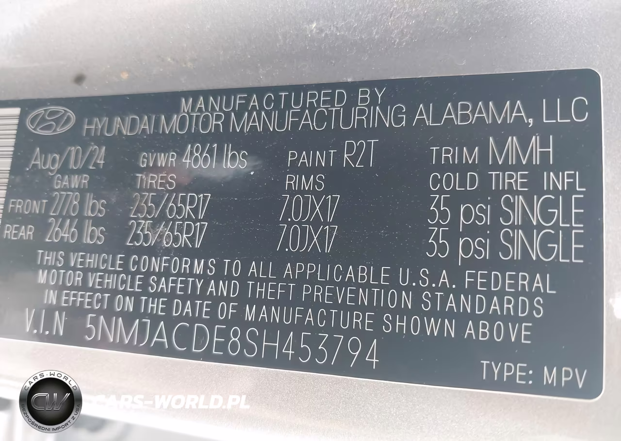 2025 Hyundai Tucson Se VIN:5NMJACDE8SH453794 - 9