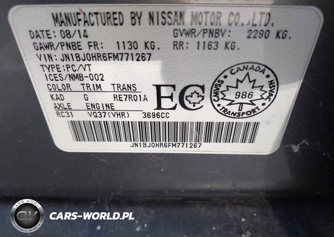 2015 Infiniti Qx50 Journey VIN:JN1BJ0HR6FM771267 - 9