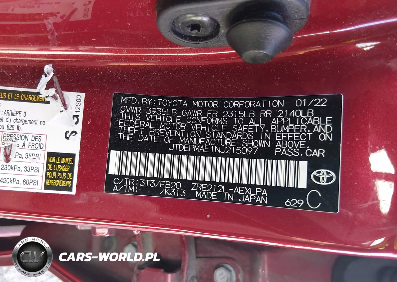 2022 Toyota Corolla Le VIN:JTDEPMAE1NJ215097 - 9