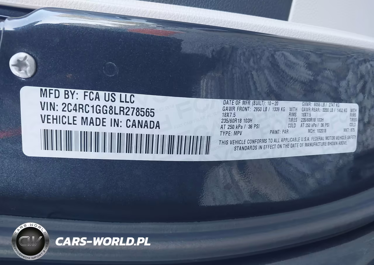 2020 Chrysler Pacifica Limited VIN:2C4RC1GG8LR278565 - 9
