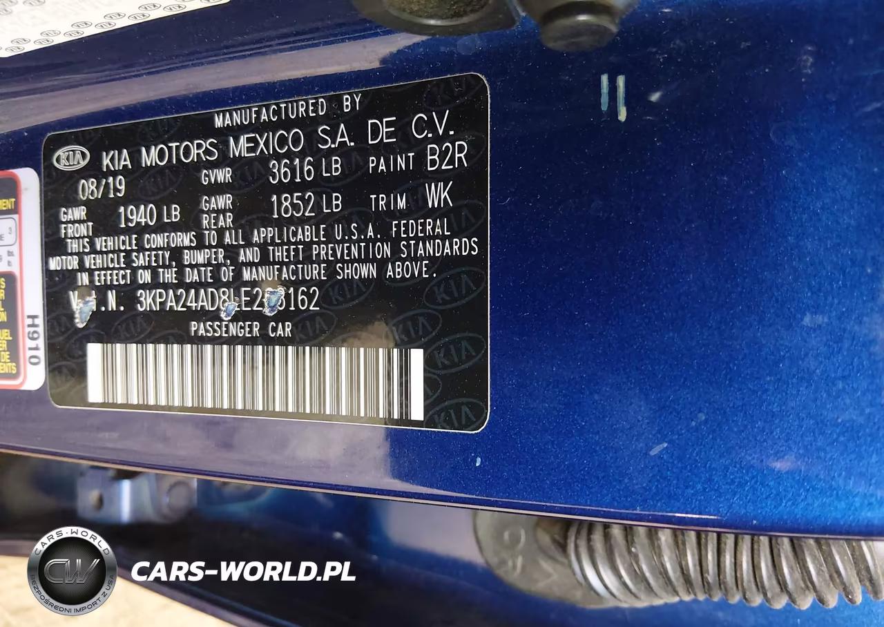 2020 Kia Rio S VIN:3KPA24AD8LE263162 - 9