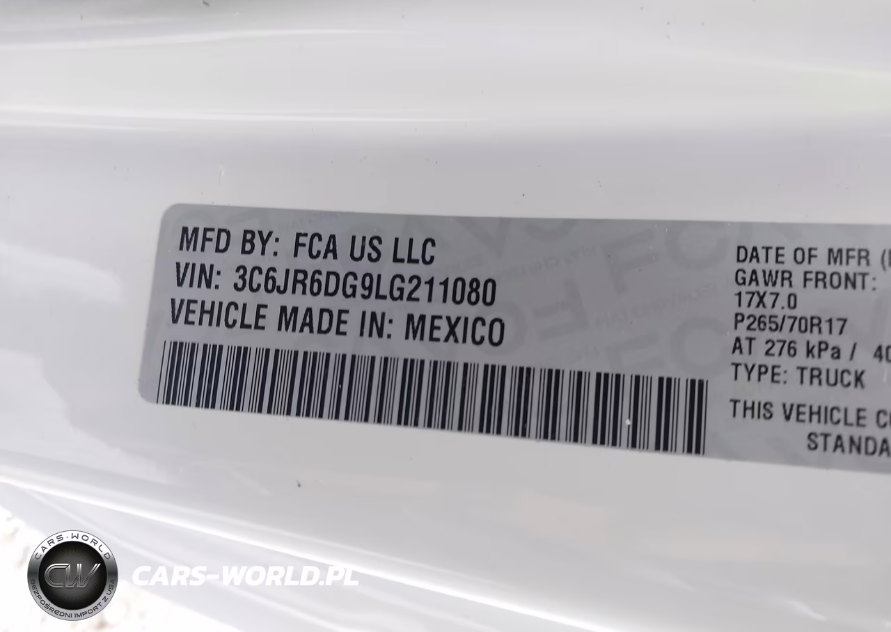 2020 Ram 1500 Classic Tradesman 4X2 8' Box VIN:3C6JR6DG9LG211080 - 9