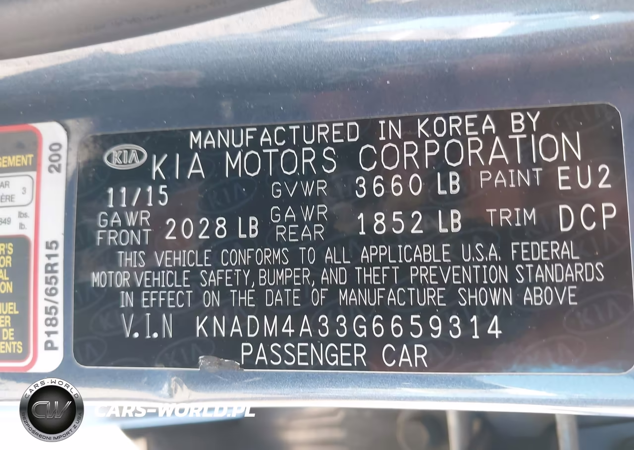2016 Kia Rio Lx VIN:KNADM4A33G6659314 - 9