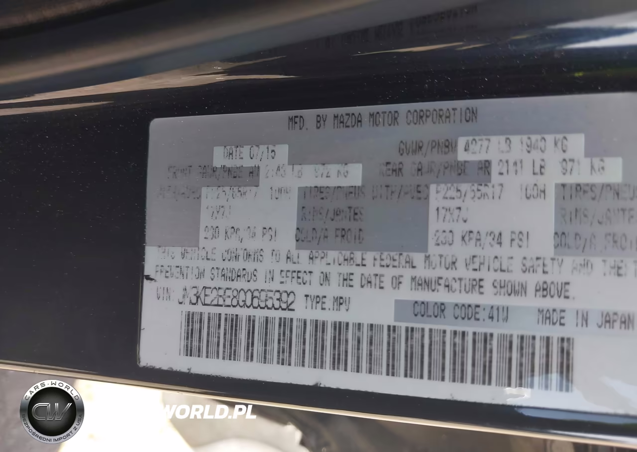 2016 Mazda Cx-5 Sport VIN:JM3KE2BE8G0695392 - 9